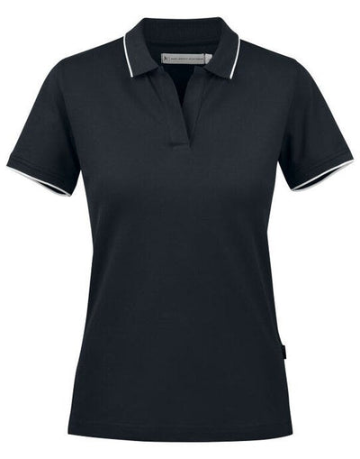 James Harvest HAR2125036 Greenville Ladies Polo - Black