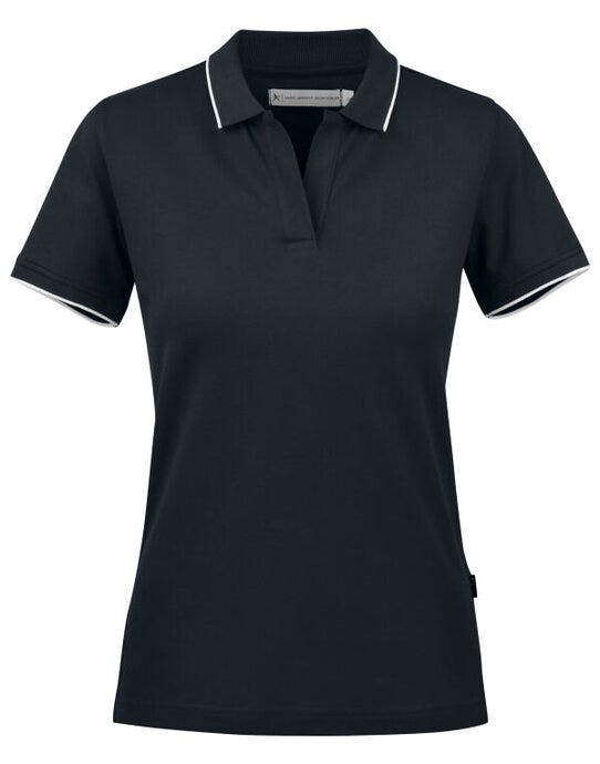 James Harvest HAR2125036 Greenville Ladies Polo - Black