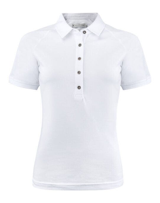 James Harvest HAR2125037 Brookings Ladies Polo - White