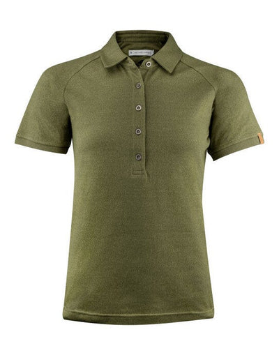James Harvest HAR2125037 Brookings Ladies Polo - Moss Green