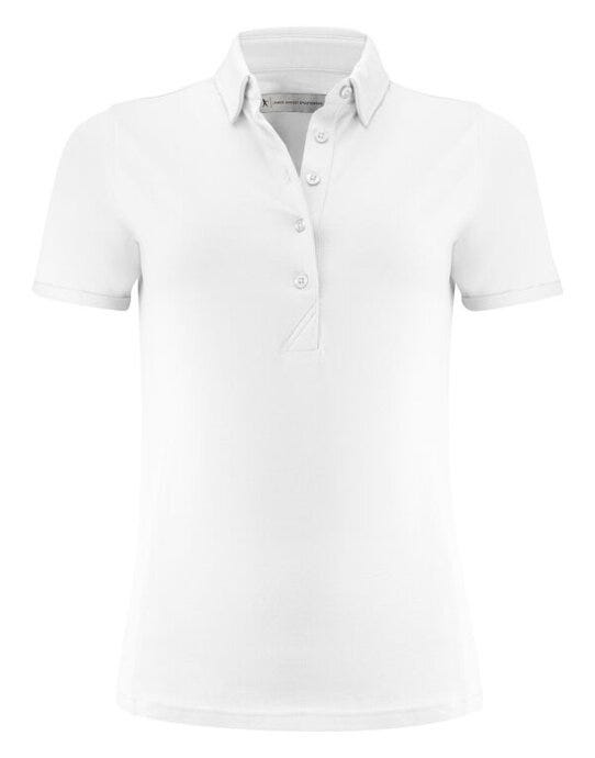 James Harvest HAR2125038 American Ladies Polo - White