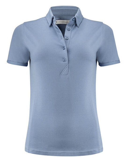 James Harvest HAR2125038 American Ladies Polo - Summer Blue