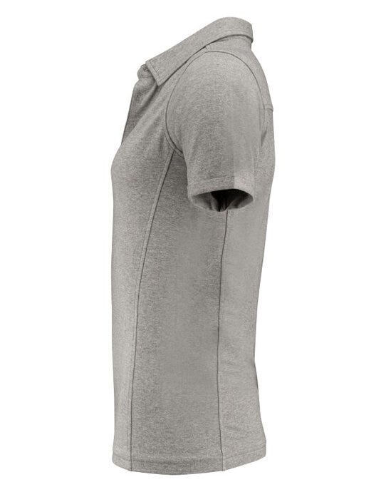 James Harvest HAR2125038 American Ladies Polo - Grey Melange
