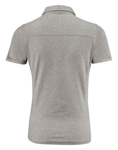 James Harvest HAR2125038 American Ladies Polo - Grey Melange