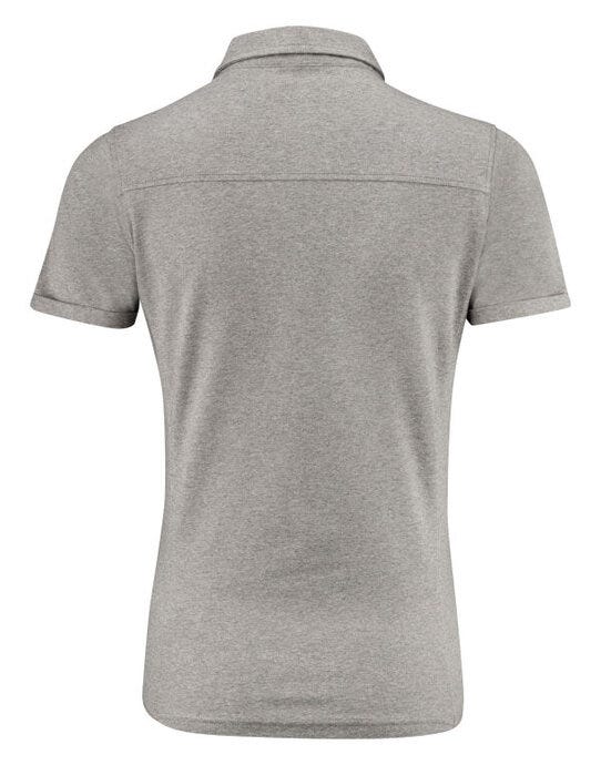 James Harvest HAR2125038 American Ladies Polo - Grey Melange