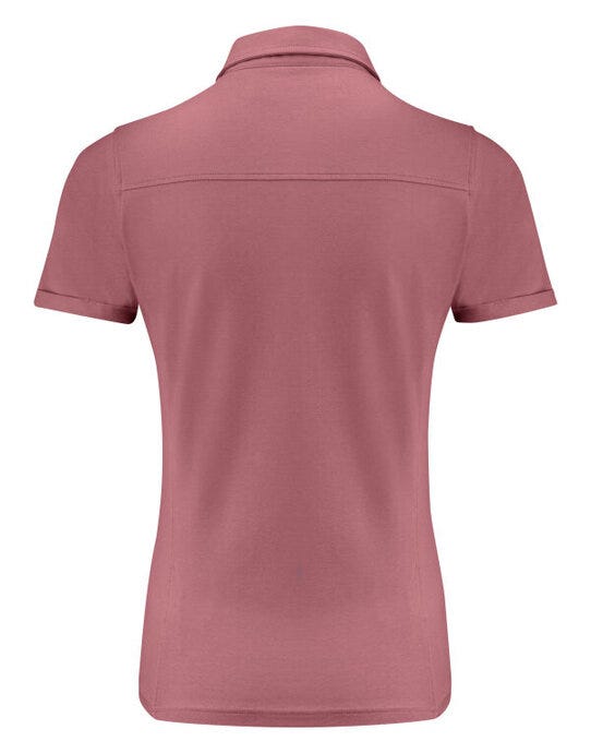 James Harvest HAR2125038 American Ladies Polo - Dusty Red