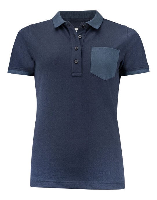 James Harvest HAR2125039 Pinedale Ladies Pique Polo - Navy