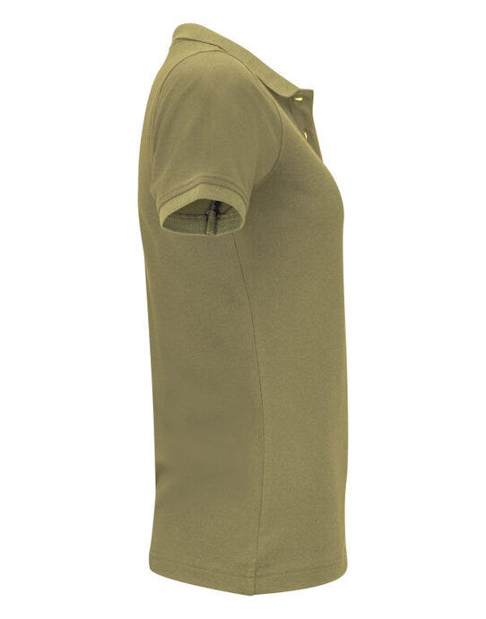 James Harvest HAR2125039 Pinedale Ladies Pique Polo - Moss Green