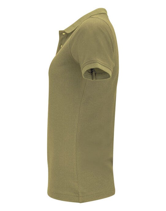 James Harvest HAR2125039 Pinedale Ladies Pique Polo - Moss Green