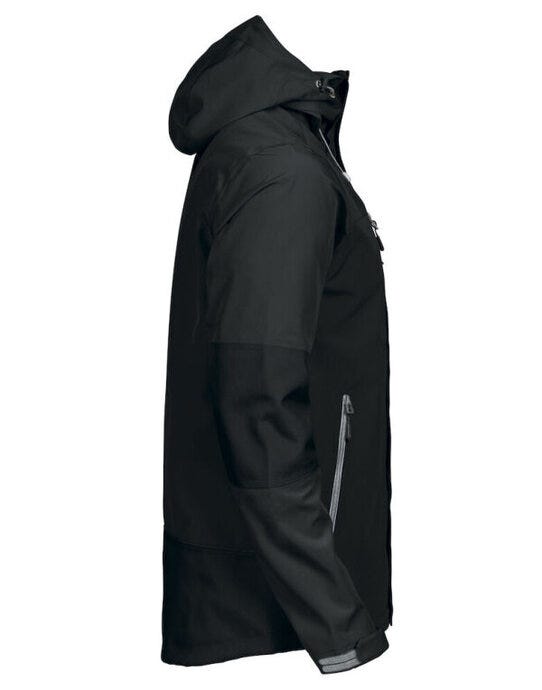 James Harvest HAR2131038 Islandblock Shell Jacket - Black