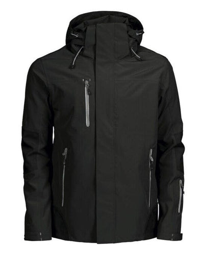 James Harvest HAR2131038 Islandblock Shell Jacket - Black