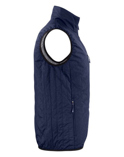 James Harvest HAR2131040 Deer Ridge Quilted Vest - Navy
