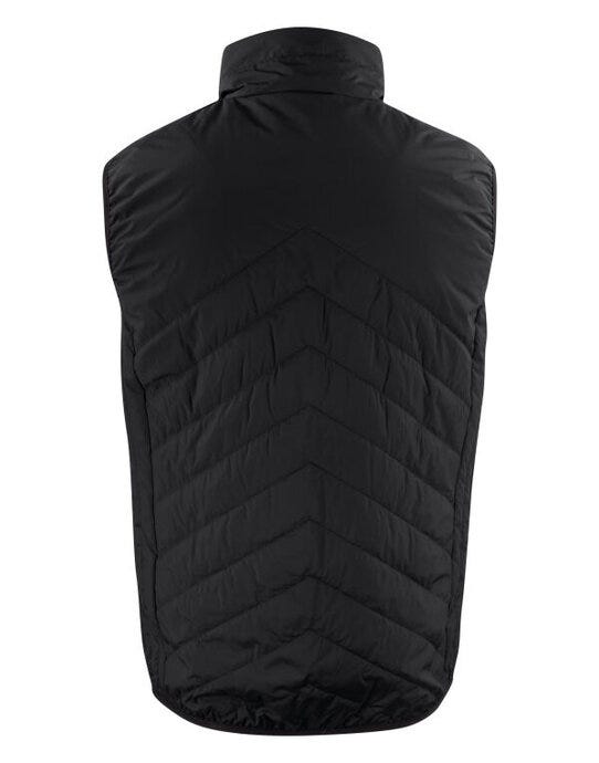 James Harvest HAR2131040 Deer Ridge Quilted Vest - Black
