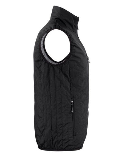 James Harvest HAR2131040 Deer Ridge Quilted Vest - Black