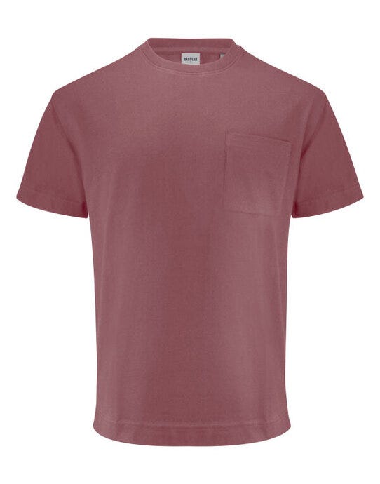 James Harvest HAR2134019 Devons Relaxed Fit T-Shirt - Dusty Red