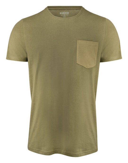 James Harvest HAR2134020 Walcott T-Shirt - Moss Green