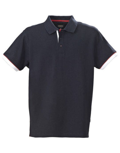 James Harvest HAR2135023 Anderson Pique Polo - Navy