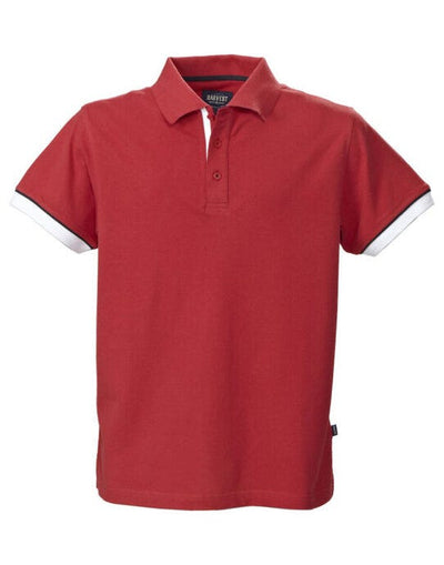 James Harvest HAR2135023 Anderson Pique Polo - Red