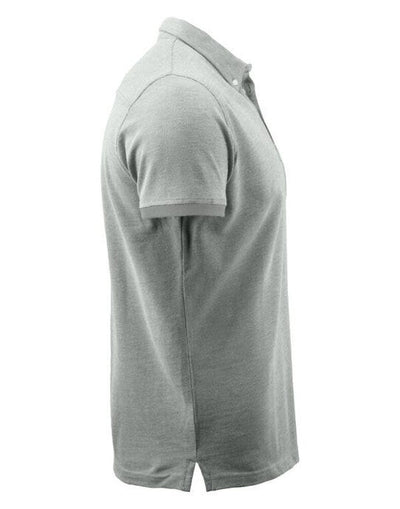 James Harvest HAR2135030 Larkford Pique Polo Shirt - Grey Melange