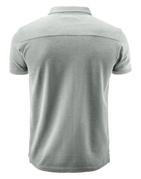 James Harvest HAR2135030 Larkford Pique Polo Shirt - Grey Melange
