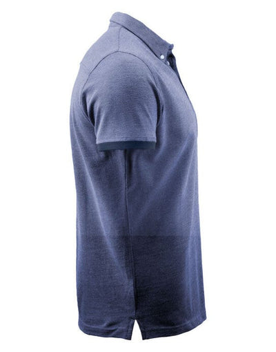 James Harvest HAR2135030 Larkford Pique Polo Shirt - Dark Blue Melange