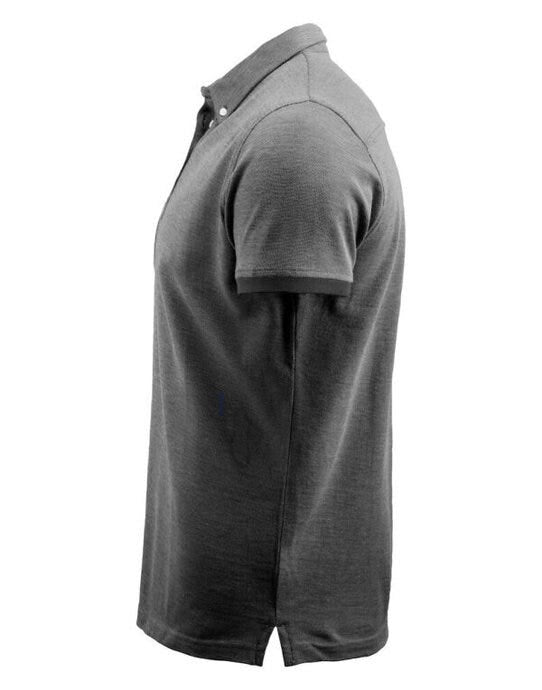 James Harvest HAR2135030 Larkford Pique Polo Shirt - Black Melange