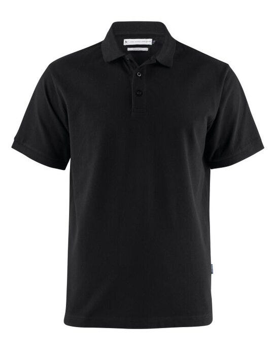 James Harvest HAR2135031 Neptune Regular Polo - Black