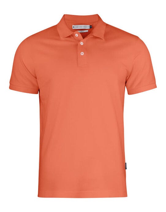 James Harvest HAR2135034 Sunset Modern Polo - Orange Vintage