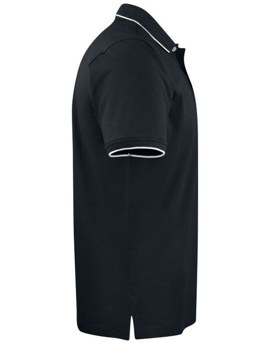 James Harvest HAR2135035 Greenville Regular Polo - Black