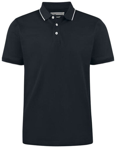James Harvest HAR2135035 Greenville Regular Polo - Black