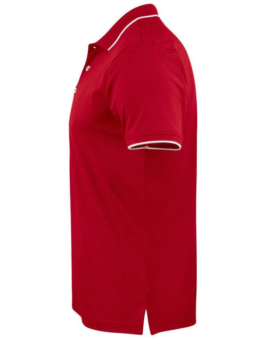 James Harvest HAR2135036 Greenville Modern Polo - Red