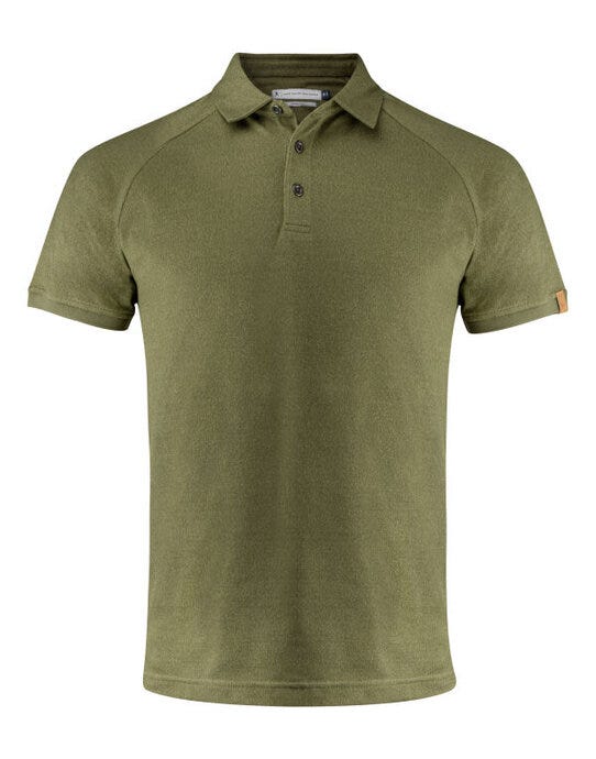 James Harvest HAR2135037 Brookings Regular Polo - Moss Green