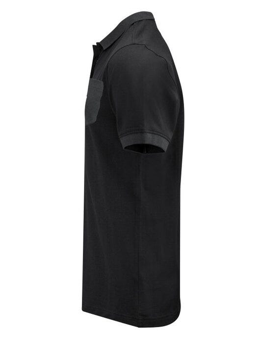 James Harvest HAR2135040 Pinedale Pique Polo - Black