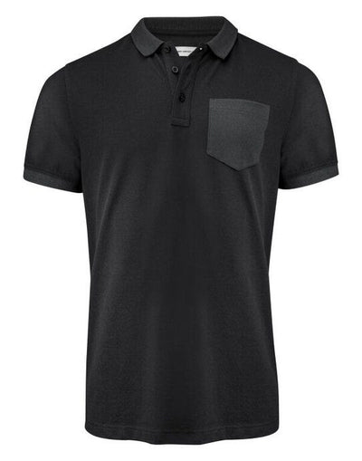 James Harvest HAR2135040 Pinedale Pique Polo - Black