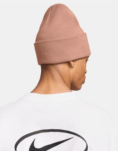 Nike HF0186 Peak Beanie - Rose Gold/White