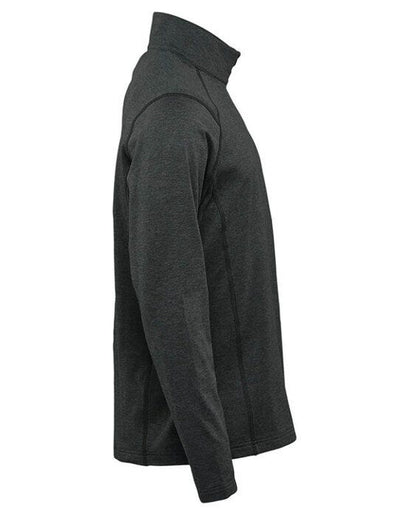 Stormtech HTZ-2 Mens Treeline 1/4 Zip Pullover - Black Heather
