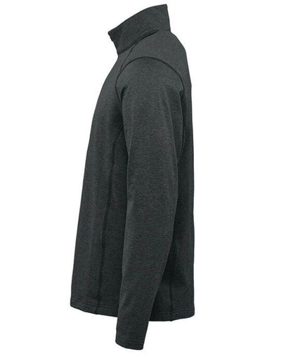Stormtech HTZ-2 Mens Treeline 1/4 Zip Pullover - Black Heather