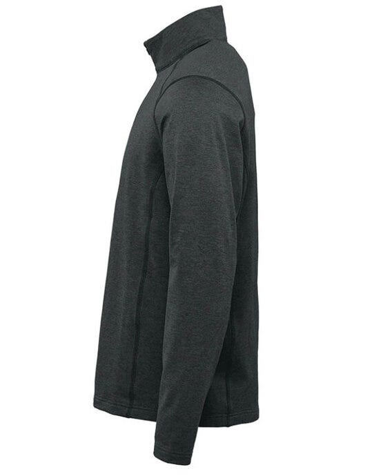 Stormtech HTZ-2 Mens Treeline 1/4 Zip Pullover - Black Heather