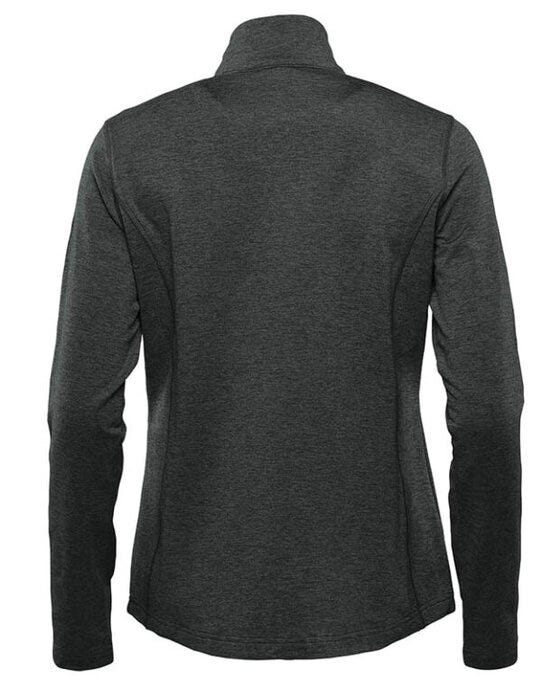 Stormtech HTZ-2W LadysTreeline 1/4 Zip Pullover - Black Heather