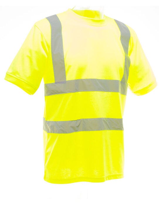Yoko HVJ410 Hi-Vis Short Sleeve T-Shirt - Hi-Vis Yellow
