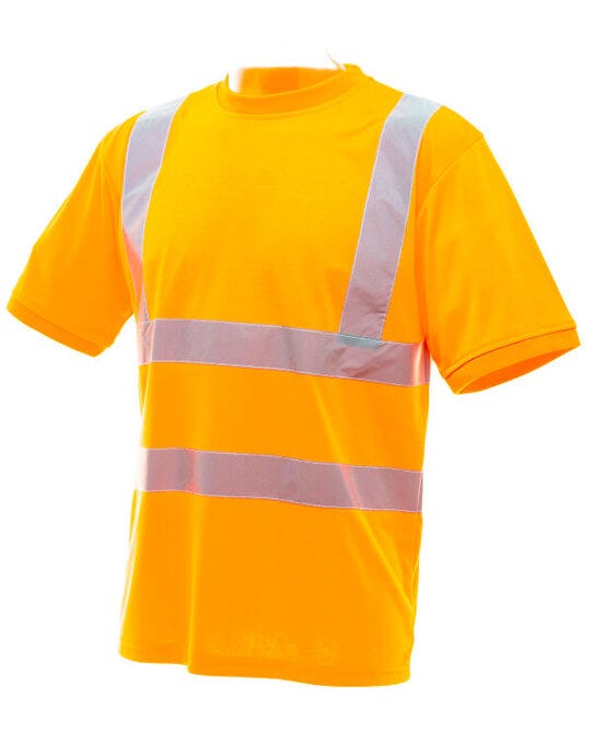 Yoko HVJ410 Hi-Vis Short Sleeve T-Shirt - Hi Vis Orange