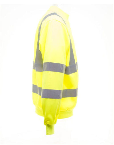 Yoko HVJ510 Hi-Vis Heavyweight Sweatshirt - Hi-Vis Yellow
