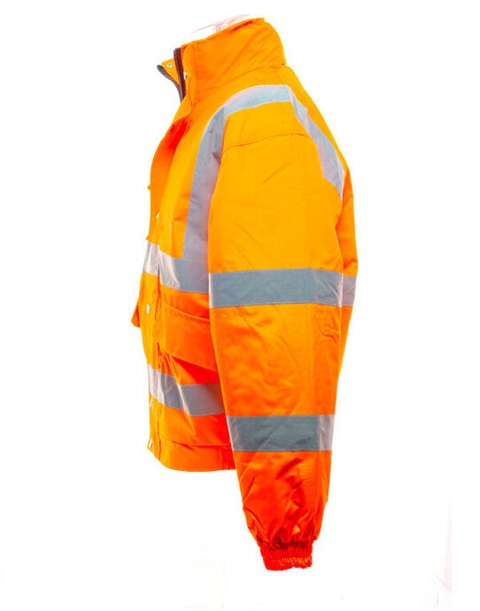 Yoko HVP211 Hi-Vis Bomber Jacket - Hi Vis Orange