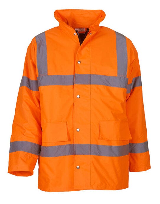 Yoko HVP300 Hi-Vis Road Safety Jacket - Hi Vis Orange