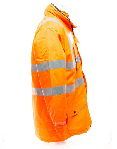 Yoko HVP711 Hi Vis Multi-Function 7-In-1 Jacket - Hi Vis Orange