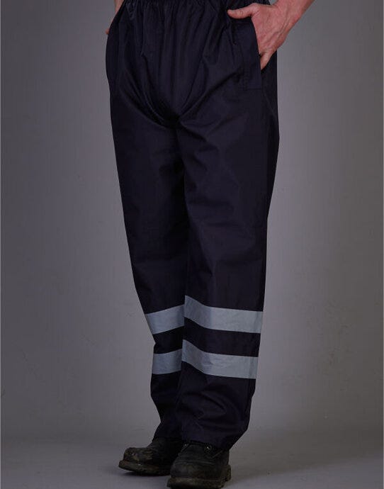 Yoko HVS461 Hi-Vis Waterproof Contractor Trs - Navy