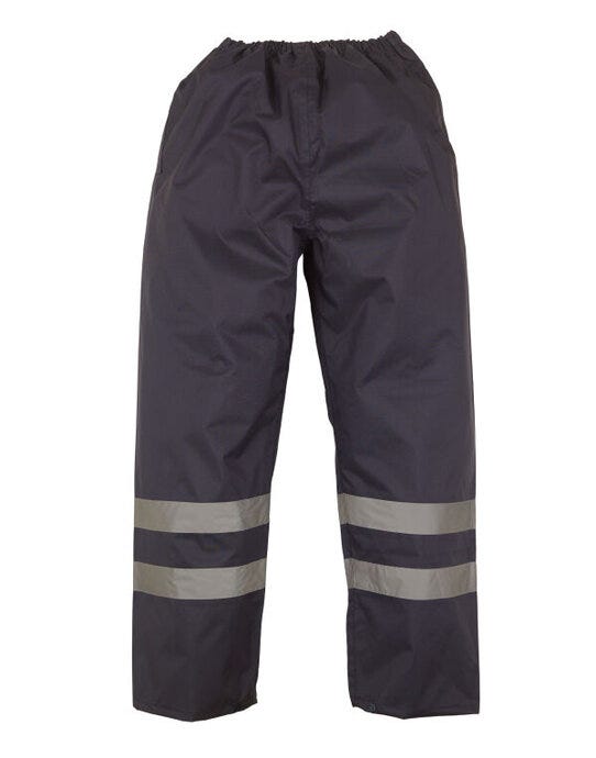 Yoko HVS461 Hi-Vis Waterproof Contractor Trs - Navy