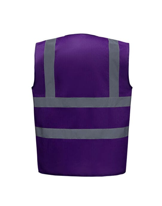 Yoko HVW100EV Enhanced Vis Waistcoat - Purple