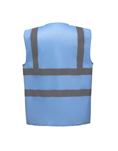 Yoko HVW100EV Enhanced Vis Waistcoat - Sky Blue