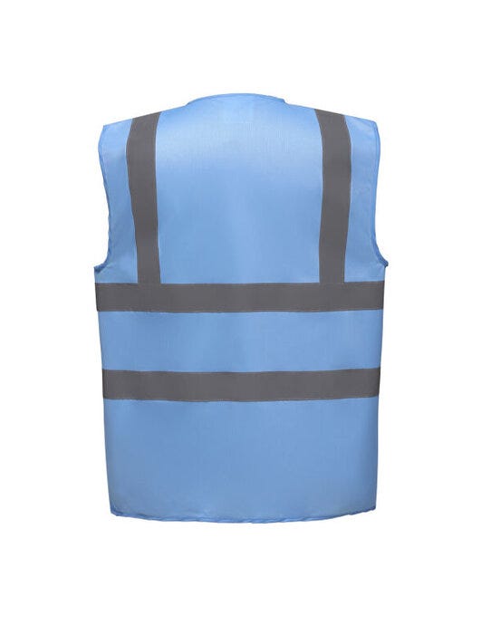 Yoko HVW100EV Enhanced Vis Waistcoat - Sky Blue